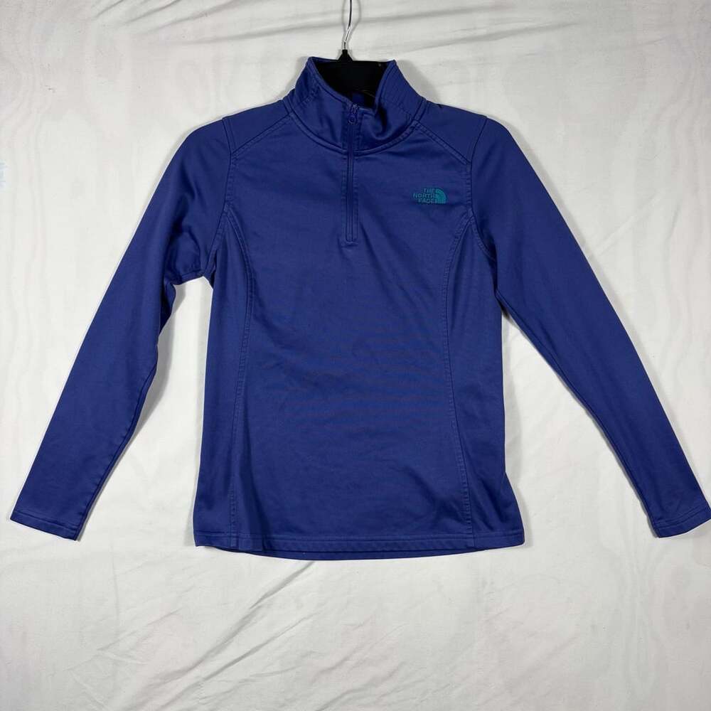The North Face Mountain Peaks 1/4-Zip Pullover Size S Blue